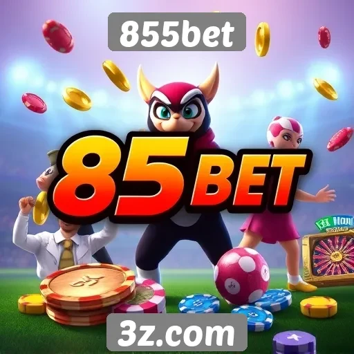 Variedade de jogos disponíveis no 855bet